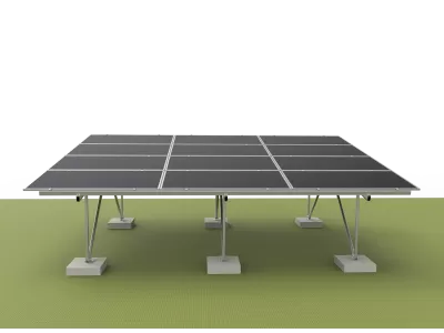 W-Type Ground Mounting System - Landscape Placement ( Aluminum alloy )