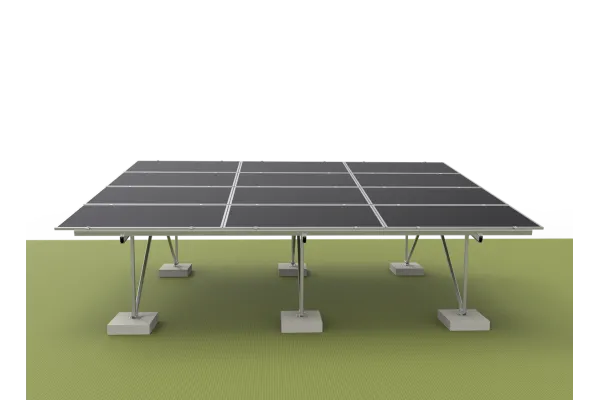 Sistema de Montaje en Tierra Tipo W - Colocación Horizontal (Aleación de Aluminio)