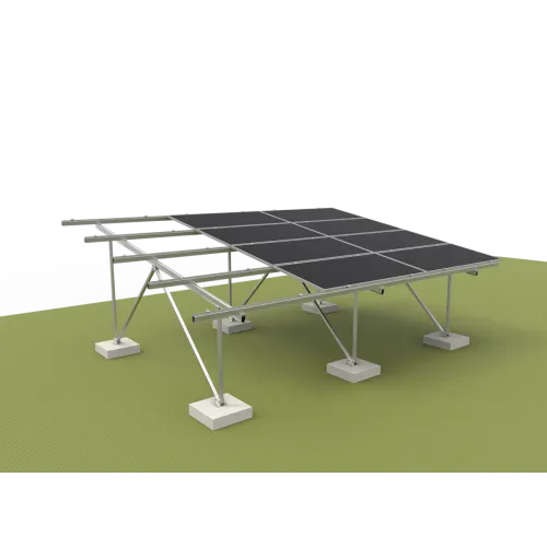 W-Type Ground Mounting System - Landscape Placement ( Aluminum alloy )