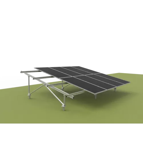W-Type Ground Mounting System - Portrait Placement ( Aluminum alloy )