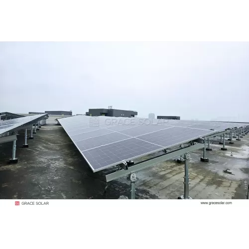 Système de Montage pour Panneaux Solaires sur Toits Plats Système de Montage pour Panneaux Solaires sur Toits Plats
