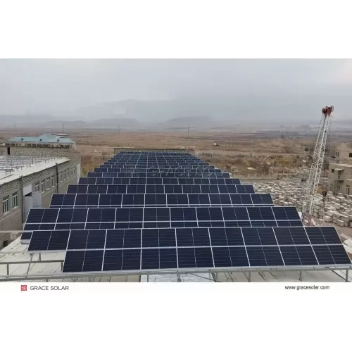 Système de Montage à Lest pour Panneaux Solaires sur Toit Plat Système de Montage à Lest pour Panneaux Solaires sur Toit Plat