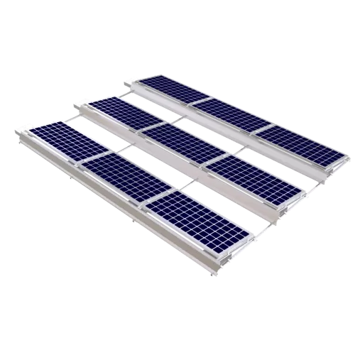 Système de Montage à Lest pour Panneaux Solaires sur Toit Plat Système de Montage à Lest pour Panneaux Solaires sur Toit Plat