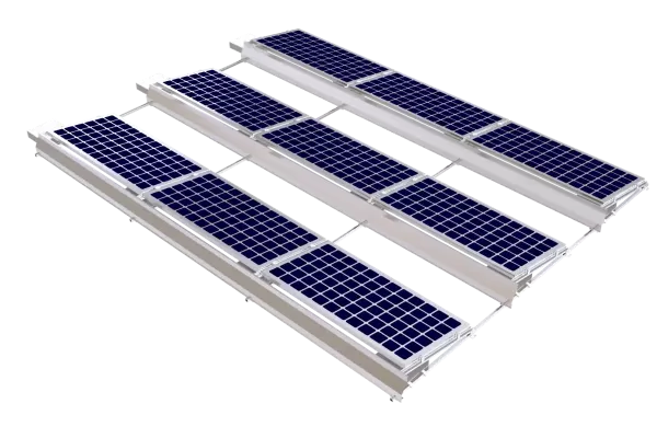 Sistema de Montaje con Lastre para Paneles Solares en Techos Planos