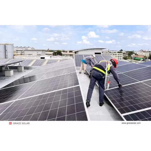 Flat Roof Ballasted Solar Racking Solar Roof Mounting