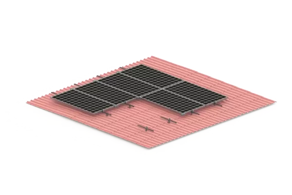 Solar Panel Mounting System With New Roof