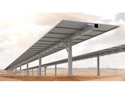 نظام تتبع شمسي مزدوج الصفوف نظام تتبع شمسي مزدوج الصفوف