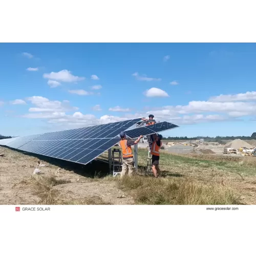 One Axis Solar Tracking System