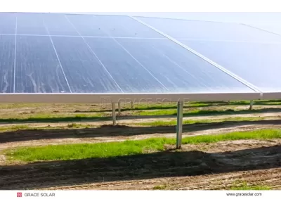 نظام تركيب الألواح الشمسية بتتبع الشمس نظام تركيب الألواح الشمسية بتتبع الشمس