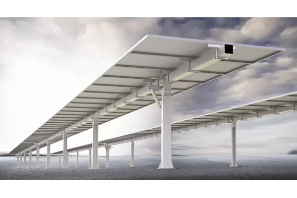 Zweiachsiges solares Nachführsystem – aktive Solarverfolgung