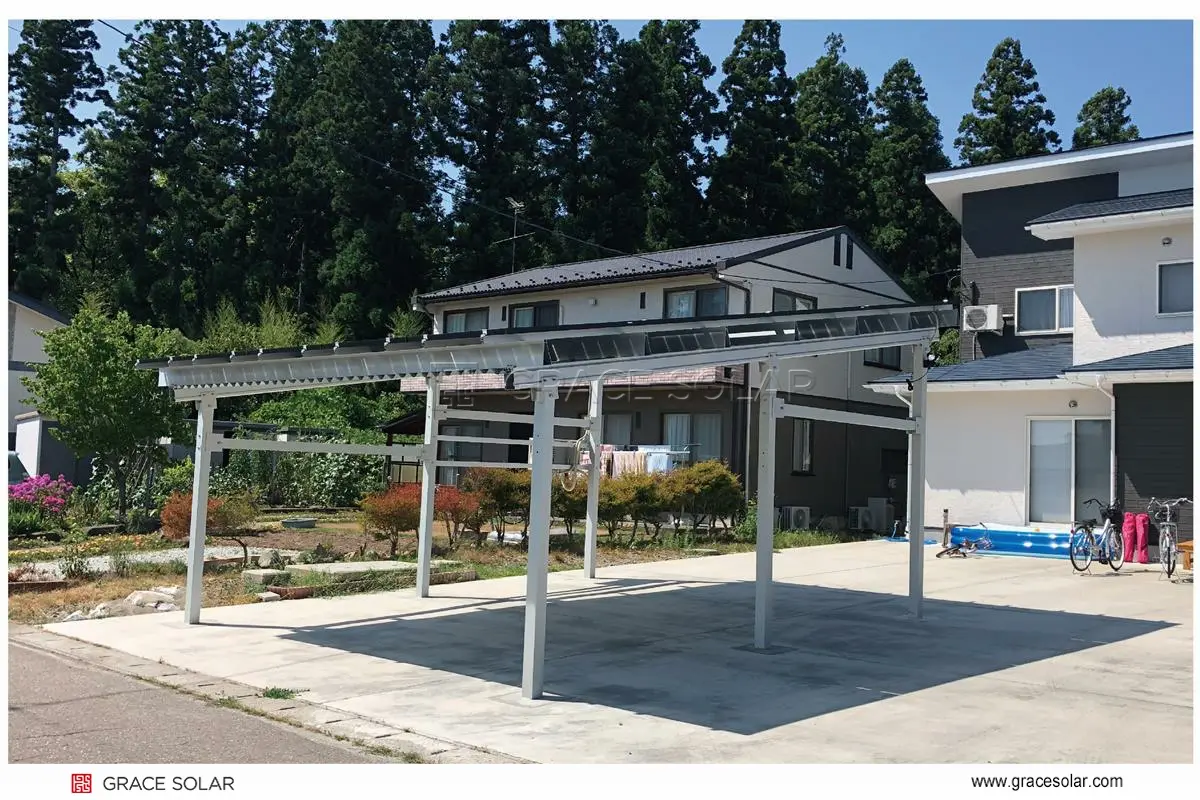 Grace Solar Carport Mounting System for Dual-Use Solar and Parking Facilities