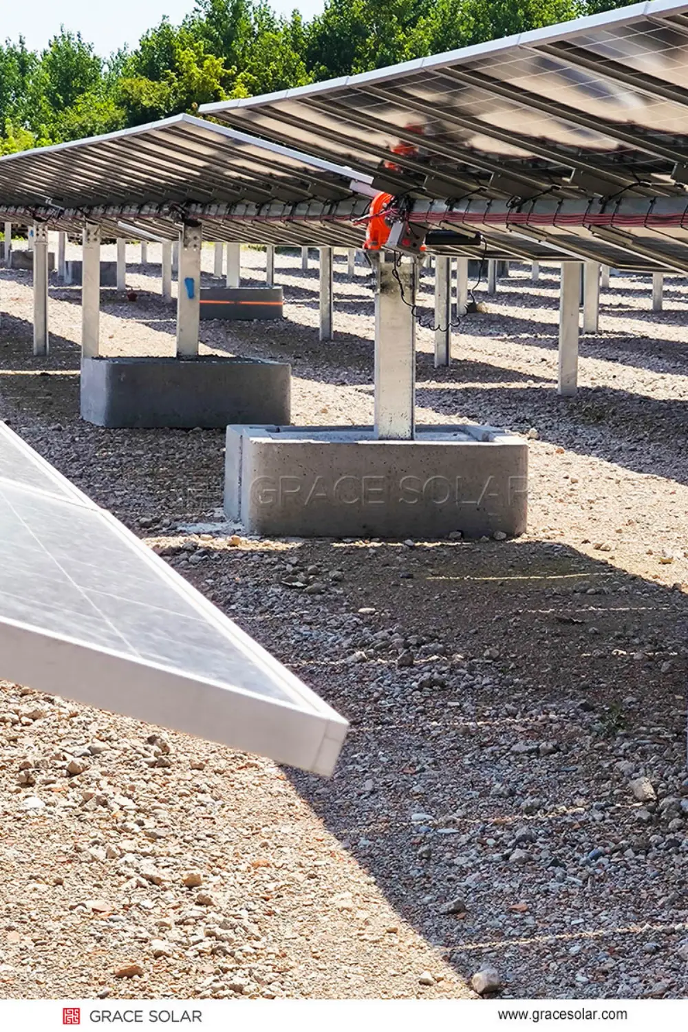 Grace Solar Single-Row Independent Tracking System